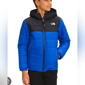The North Face Boy Blue and Black Reversible Jacket
